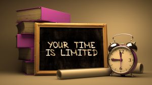 Your time is limited, ticking clock, learn to delegate tasks