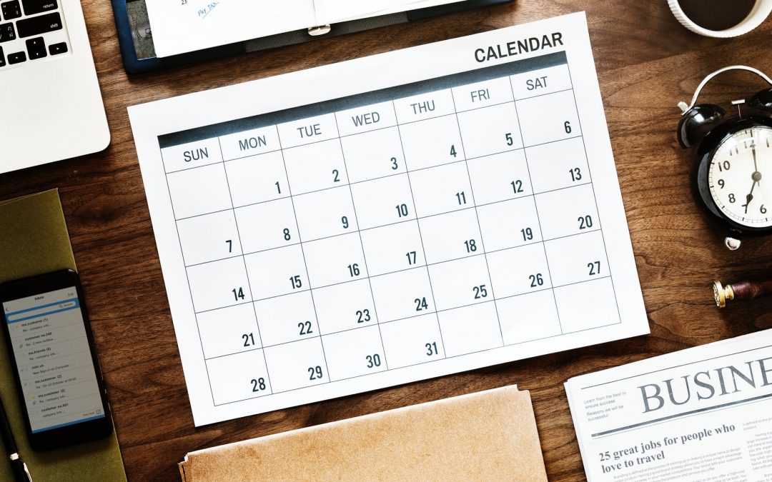 Creating a content calendar relieves stress